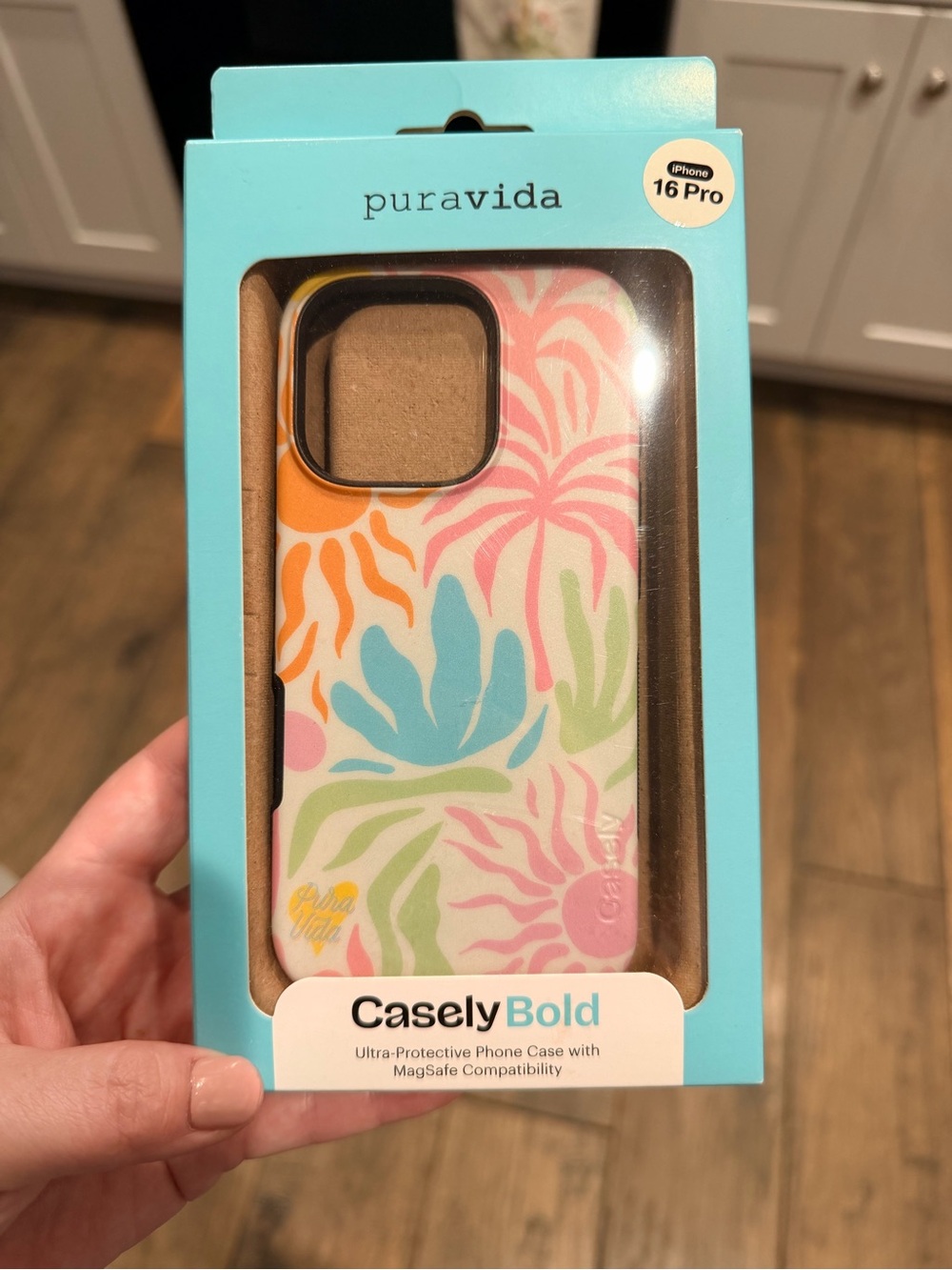 Pura Vida CaselyBold Floral iPhone 16 Pro Case - Multicolor